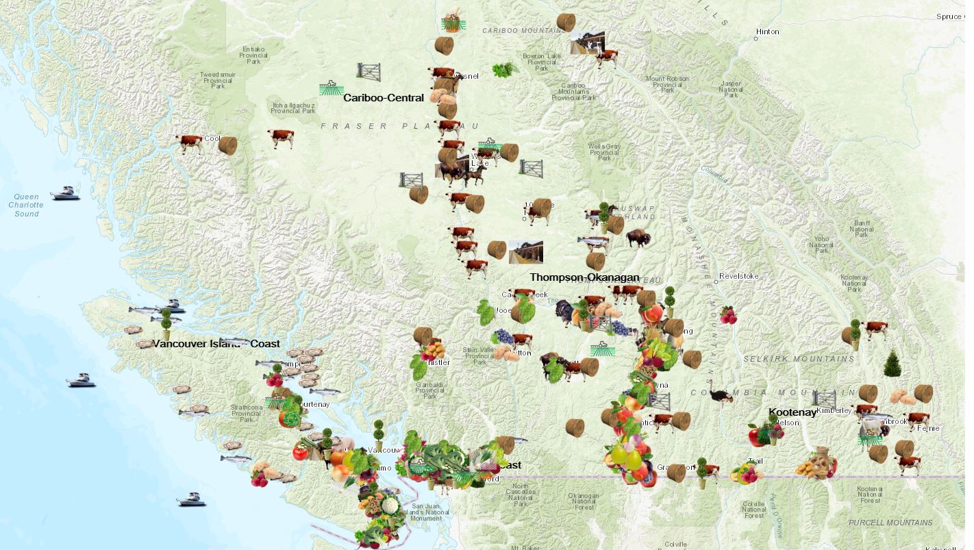 Grow BC Map