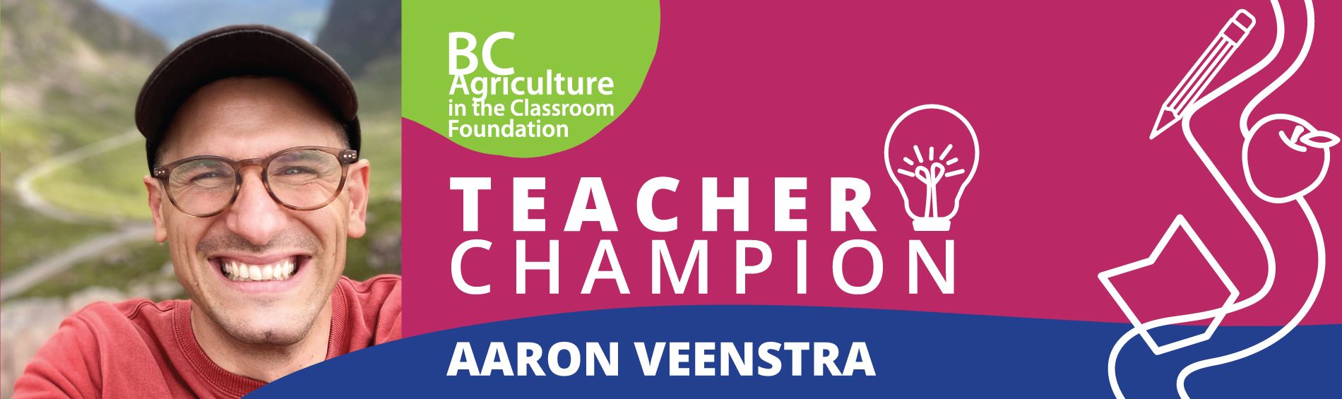 Teacher Champion - Aaron Veenstra