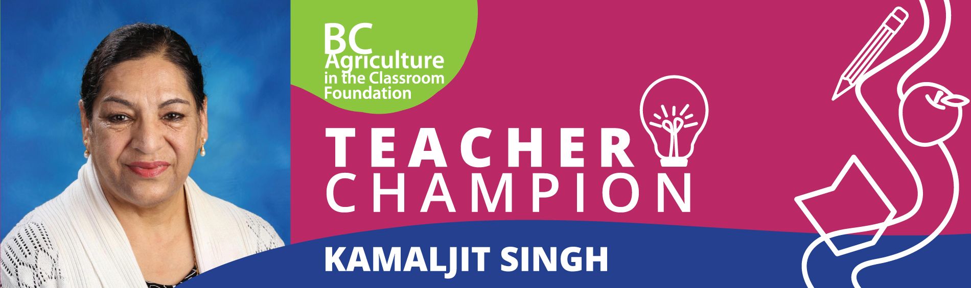 Teacher Champion - Kamaljit Singh