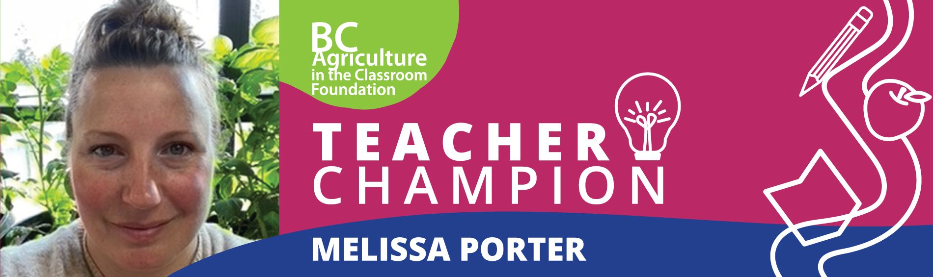 Teacher Champion - Melissa Porter