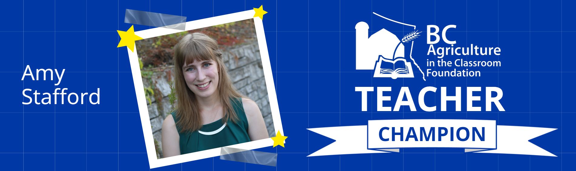 Teacher Champion - Amy Stafford