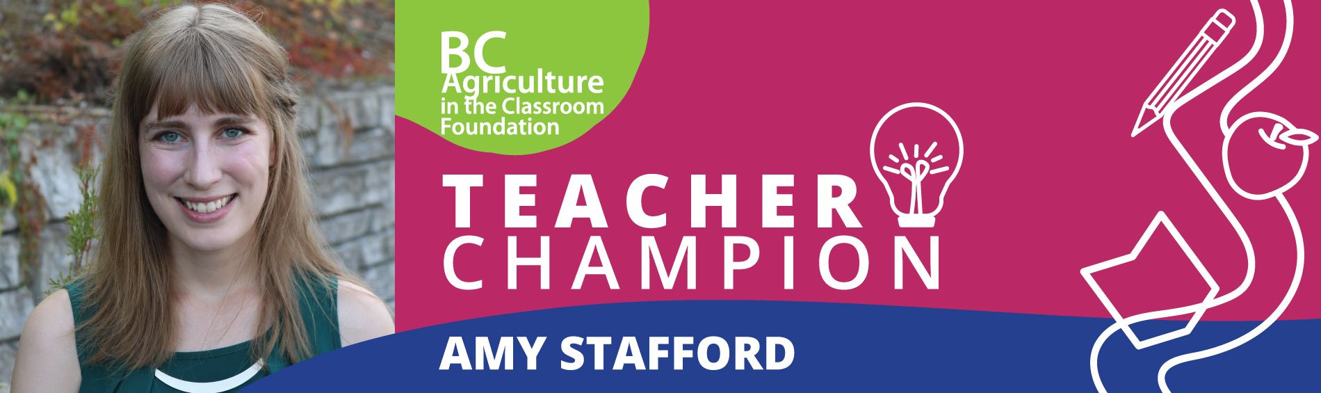 Amy Stafford - Teacher Champion