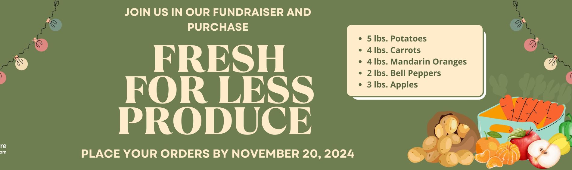 Fresh For Less Fundraiser