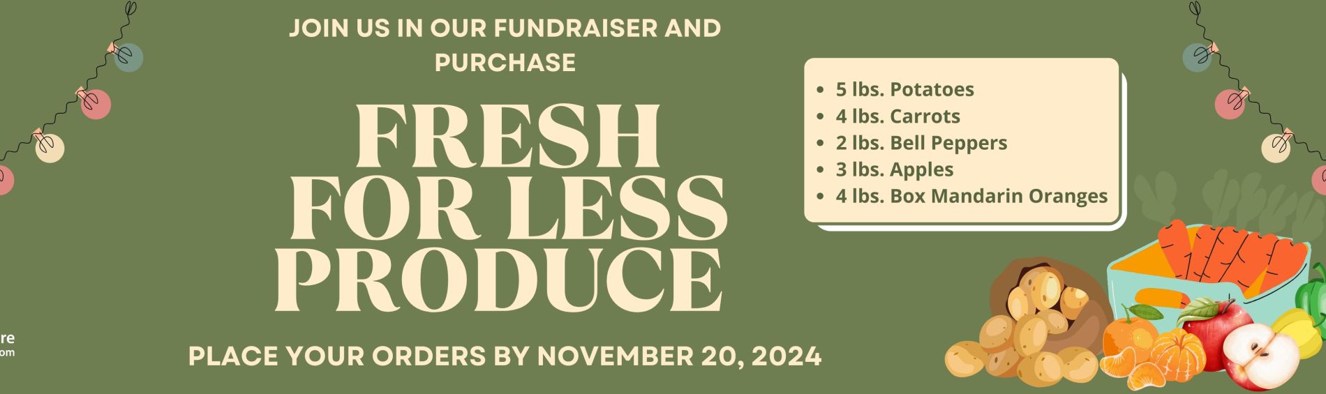 Fresh For Less Fundraiser